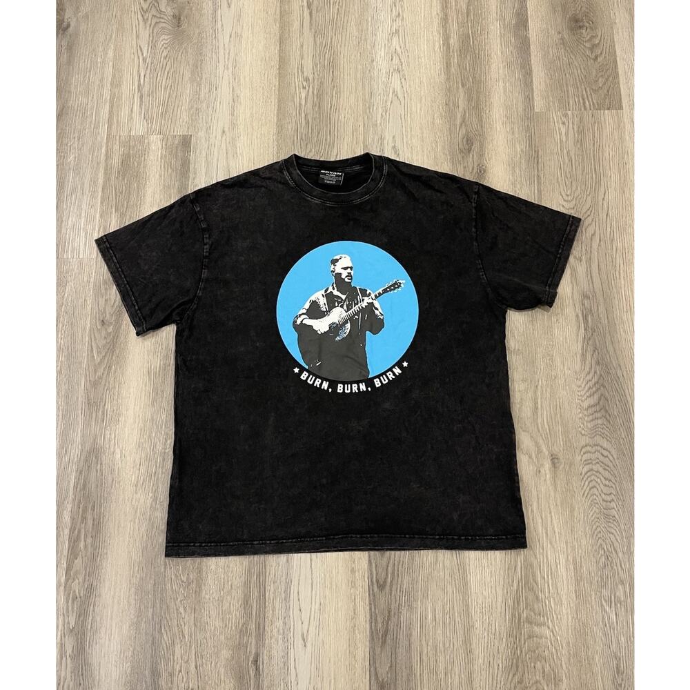 Zach Bryan Shirt Mens XL Burn Burn Burn Tour 2023 Concert Tee Country
